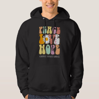 Peace Love Hope Eosinophilic Esophagitis EoE Aware Hoodie