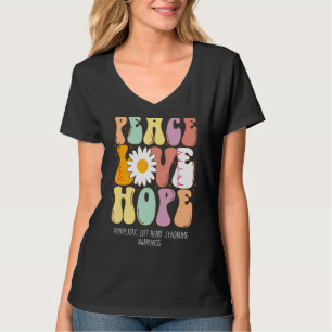 Peace Love Hope Hypoplastic Left Heart Syndrome Aw T-Shirt