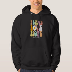 Peace Love Hope Patriotism Awareness Hoodie