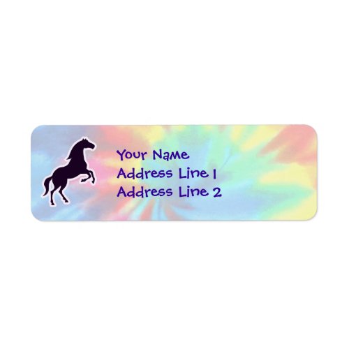 Peace Love Horses Label