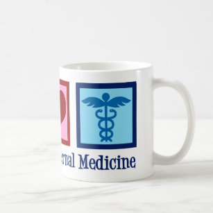 Peace Love Internal Medicine Coffee Mug