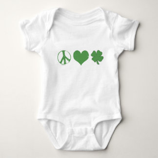Peace Love Irish Kids Baby Bodysuit