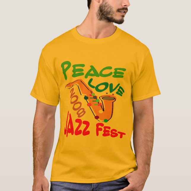 Peace Love Jazz Fest 08 T-Shirt (Front)