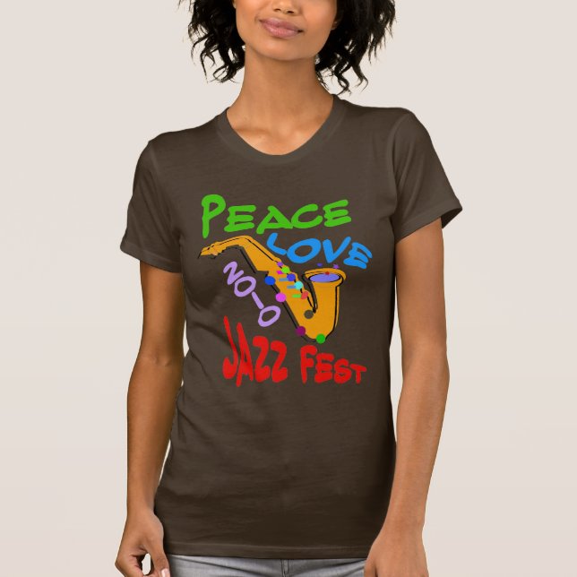 Peace Love Jazz Fest 2010 T-Shirt (Front)