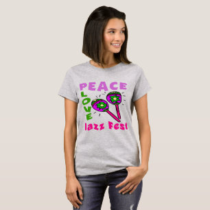 Peace Love Jazz Fest T-shirt