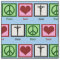Peace Love Jesus Christ Religious Christian Cross