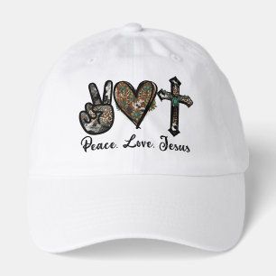 Peace Love Jesus – Christian Faith Hat