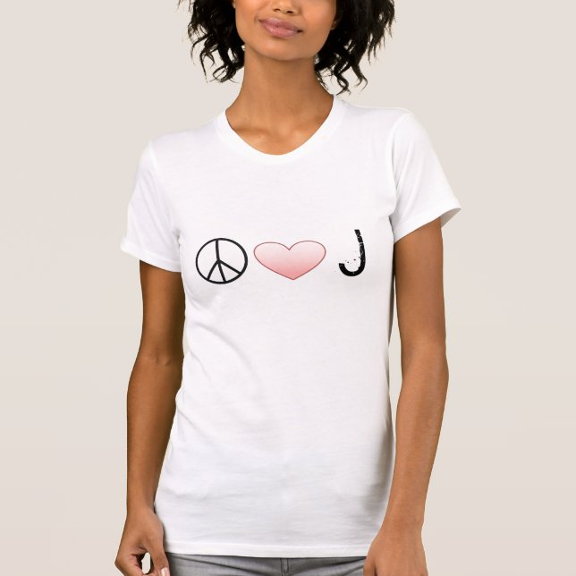 Peace Love Jonas T-Shirt (Front)