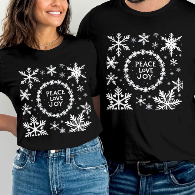 Peace Love Joy Christmas Festive  T-Shirt (Creator Uploaded)