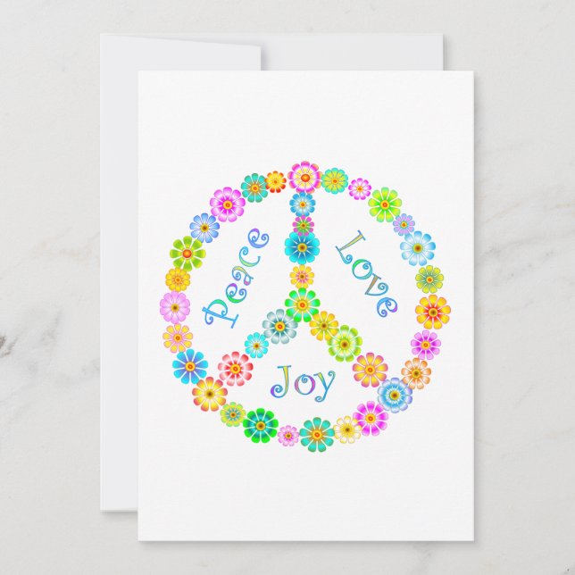 Peace Love Joy Holiday Card (Front)