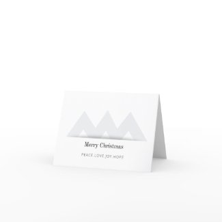 Peace.Love.Joy.Hope Minimalist Christmas Card