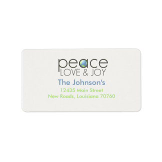 Peace Love & Joy Label