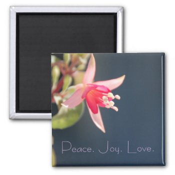 Peace Love Joy Magnet by pulsDesign at Zazzle