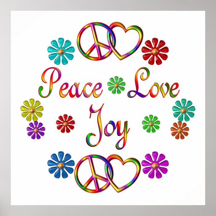 Peace Love Joy Print