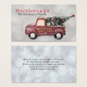 Peace Love & Joy Toy Truck Merry Christmas (Front & Back)