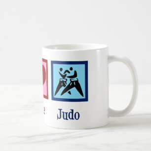 Peace Love Judo Coffee Mug