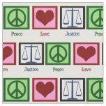 Peace Love Justice Fabric