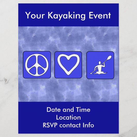 Peace Love Kayaking (Front)
