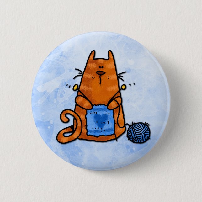 peace love knit button (Front)