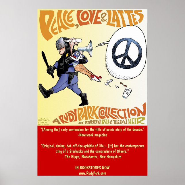 Peace, Love & Lattes: a Rudy Park collection Poster (Front)