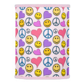 Peace Love Laugh Pattern Table Lamp (Right)