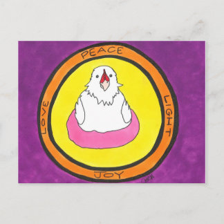 Peace, Love, Light, and Joy Holiday Postcard