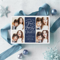 Peace, Love & Light | Hanukkah Photo Card