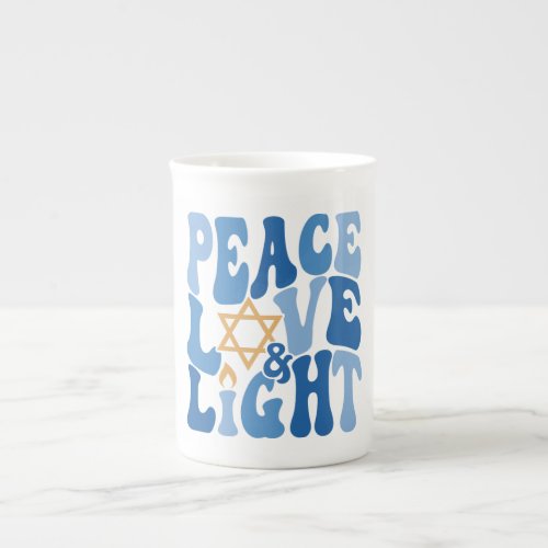 Peace LoveLight to Israel message Porcelain Mug