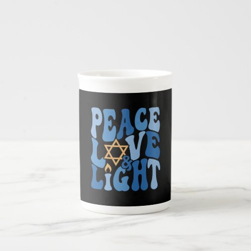 Peace LoveLight to Israel message Porcelain Mug