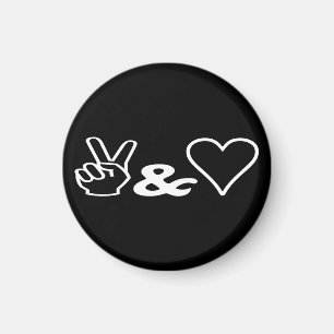 Peace & Love Magnet