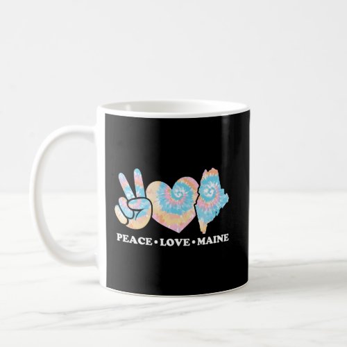 Peace Love Maine Coffee Mug