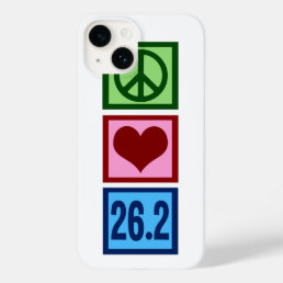 Peace Love Marathon Case-Mate iPhone 14 Case