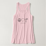 Peace, Love & Margaritas Ladies' Tank Top