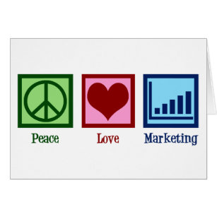 Peace Love Marketing Department Card