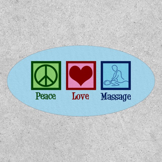 Peace Love Massage Therapy Patch (Front)