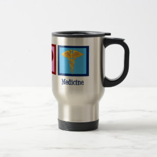 Peace Love Medicine Travel Mug