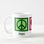 Peace Love Meerkats Coffee Mug (Left)
