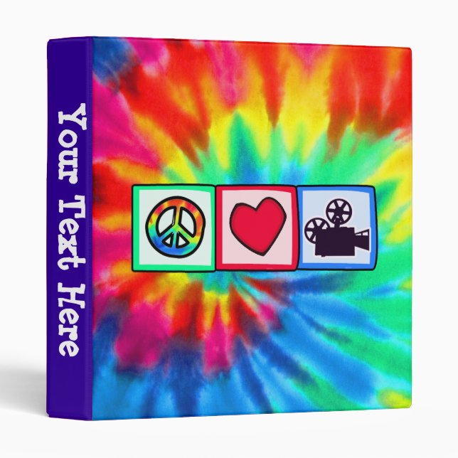 Peace, Love, Movies Binder (Front/Spine)