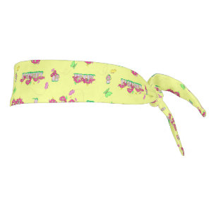 Peace Love Mushrooms Tie Headband