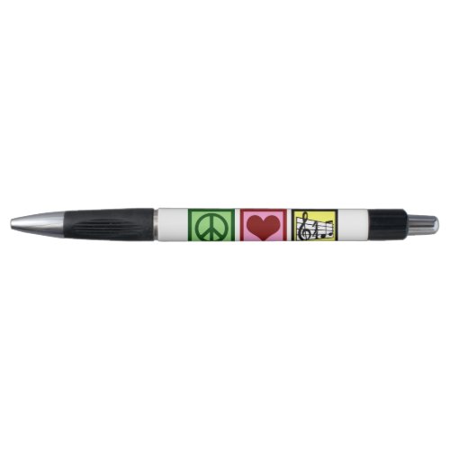 Peace Love Music Pen