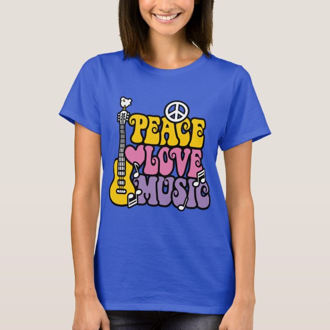 Peace-Love-Music T-Shirt (Front)
