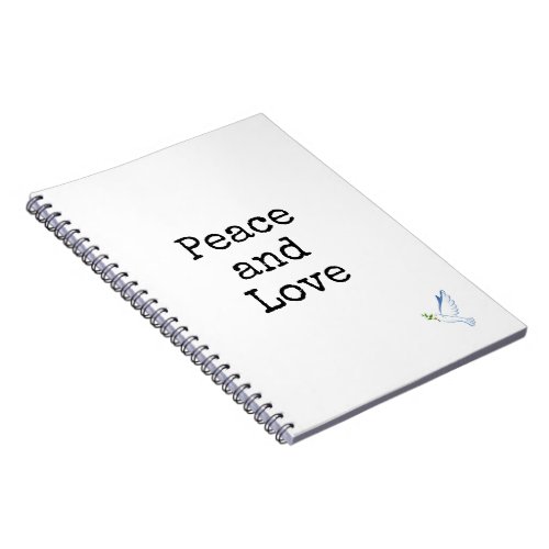 Peace  Love  Notebook