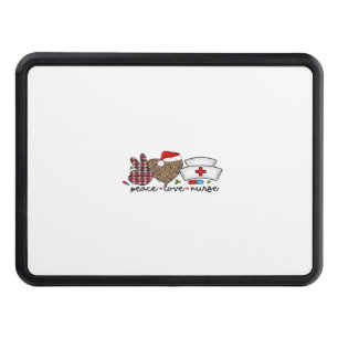 Peace Love Nurse, Halloween Classic T-Shirt Hitch Cover