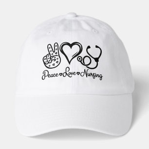 Peace Love Nursing – Cute Nurse Gift Hat