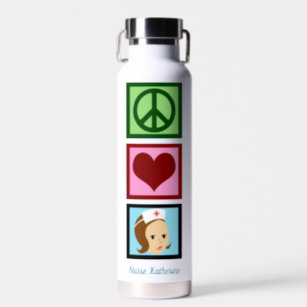 Peace Love Nursing Water Bottle