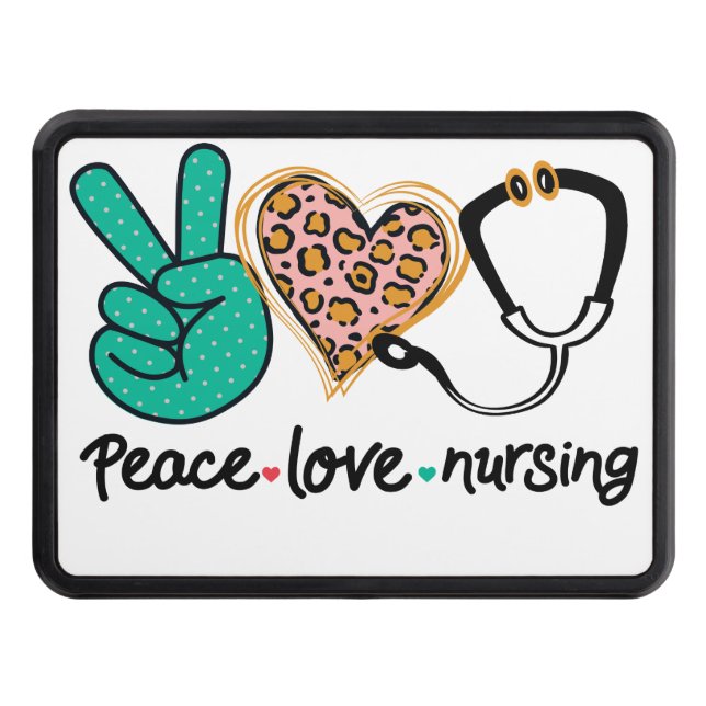 Peace Love Nursing Hitch Cover (Front)