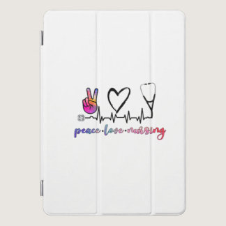 peace love nursing iPad pro cover