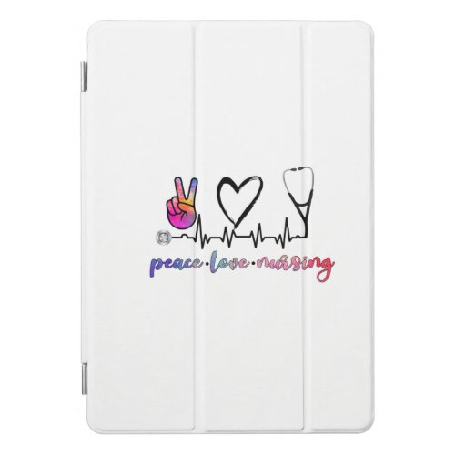 peace love nursing iPad pro cover