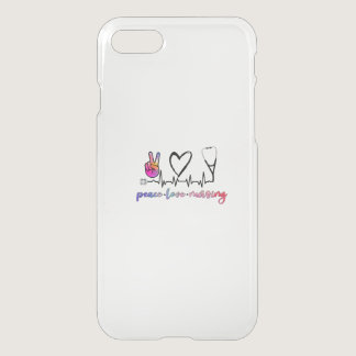 peace love nursing iPhone SE/8/7 case