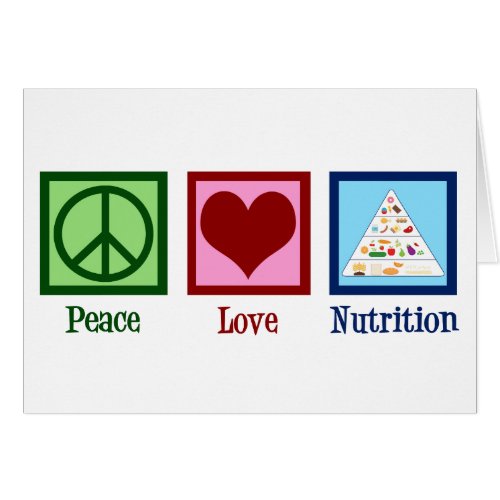 Peace Love Nutrition Card